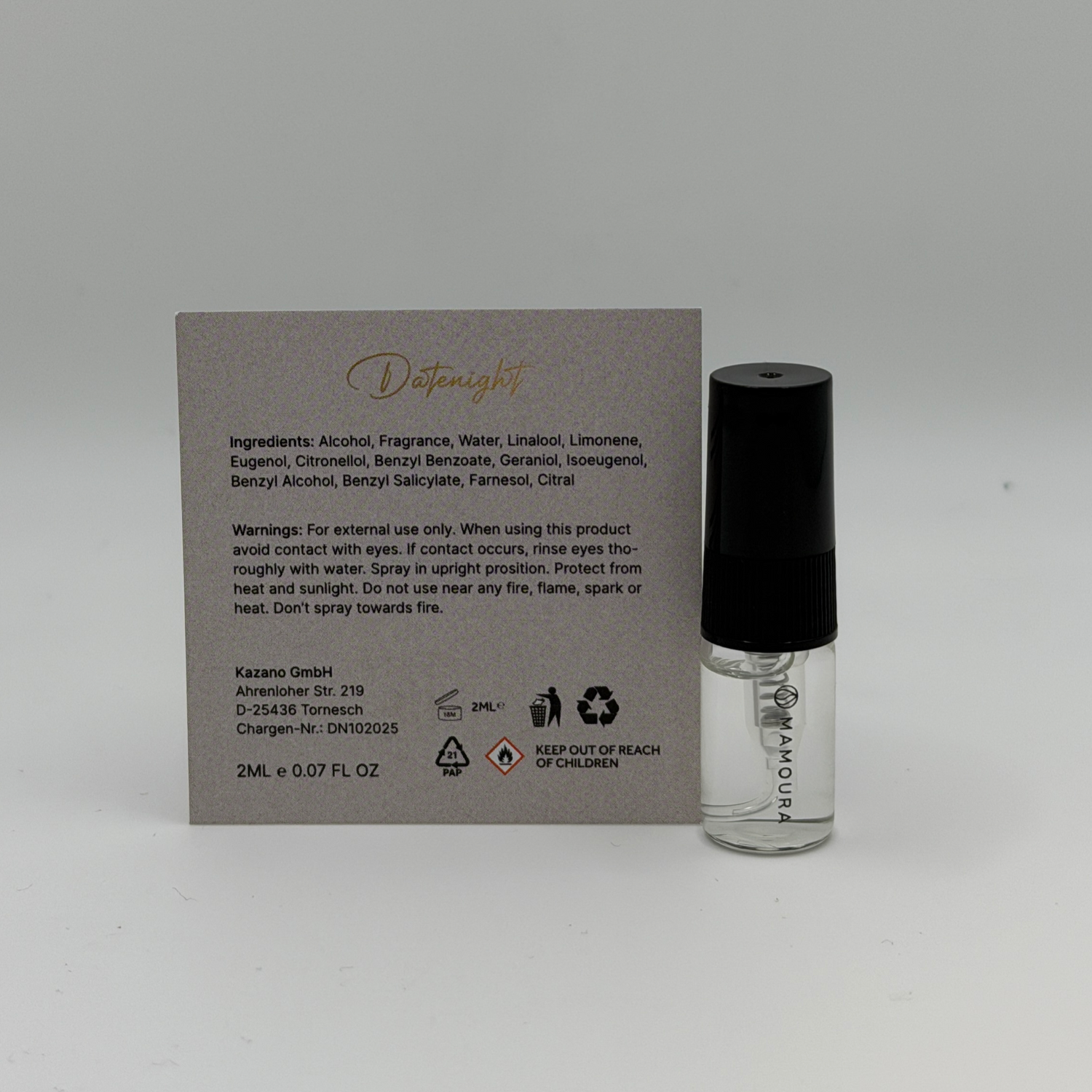 MAMOURA Datenight 2 ML Duftprobe